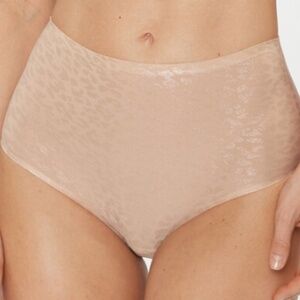 Chantelle Womens SoftStretch High Waisted Brief - Beige Polyamide